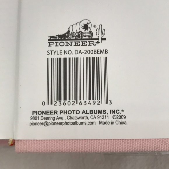 Pink and Brown Fabric Photo Album UNUSED - Picture 11 of 11